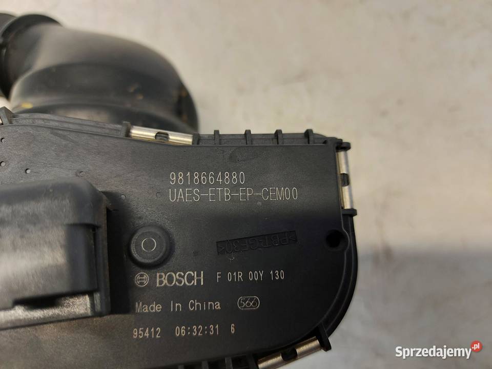 PEUGEOT 508 II 16 EH Przepustnica 9818664880