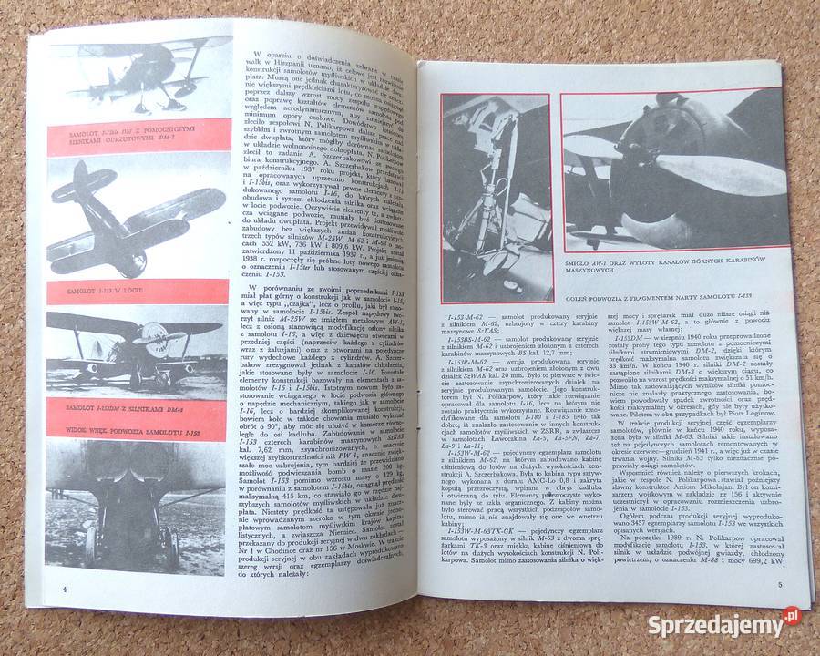 W Kowalski Samolot myśliwski I153 Warszawa