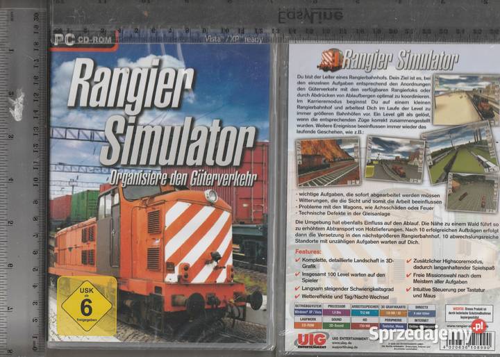 Rangier simulator organisiere den guterverkehr Pruszków
