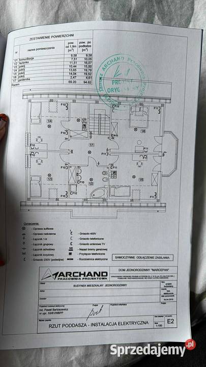 NOWY projekt domu ARCHON nieużywany kompletny Dom i Ogród