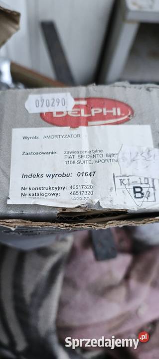 Amortyzatory tył do Seicento osobowe mazowieckie Warszawa