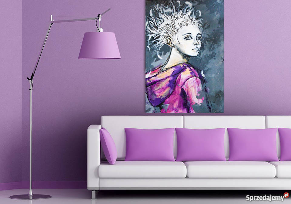 Akryl na płótnie Pierzasta obraz artystki Katowice