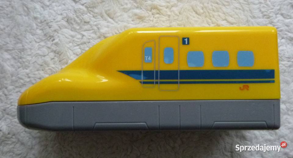 Japońskie pudełko lunchowe bento box shinkansen żółty Warszawa