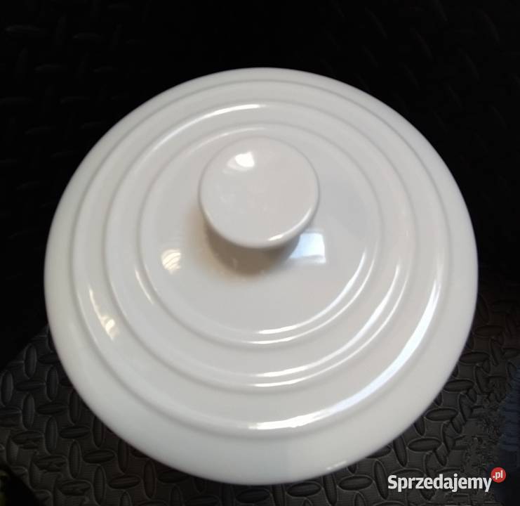 Le Creuset duży biały pojemnik do przechowywania małopolskie Radlna