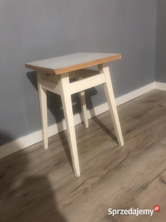 Drewniany TABORET, Stołek, Retro, PRL, Vintage, lata 70/80 - Poznań ...