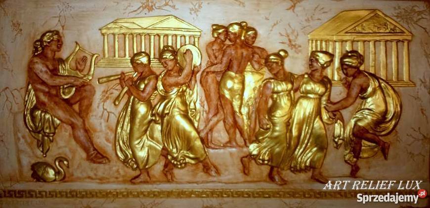 sztukateria gipsowa płaskorzeźba grecka gzymsy wielokolorowy Zielona Góra