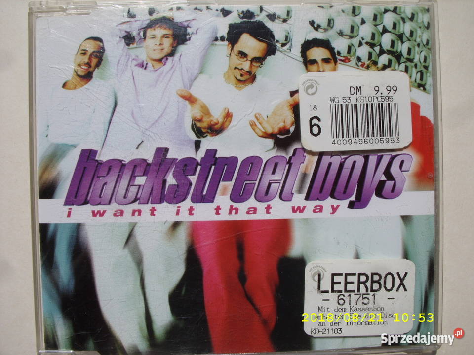 CD pop BACKSTREET BOYS 3 SINGLE CD CD Wołów