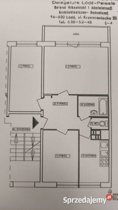 Łódź Retkinia 3 pokoje rozkładowe balkon
