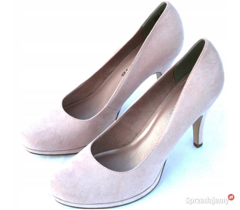 40 Tamaris czółenka obcas 10 255 Rose skóra ekologiczna Szczerbice sprzedam