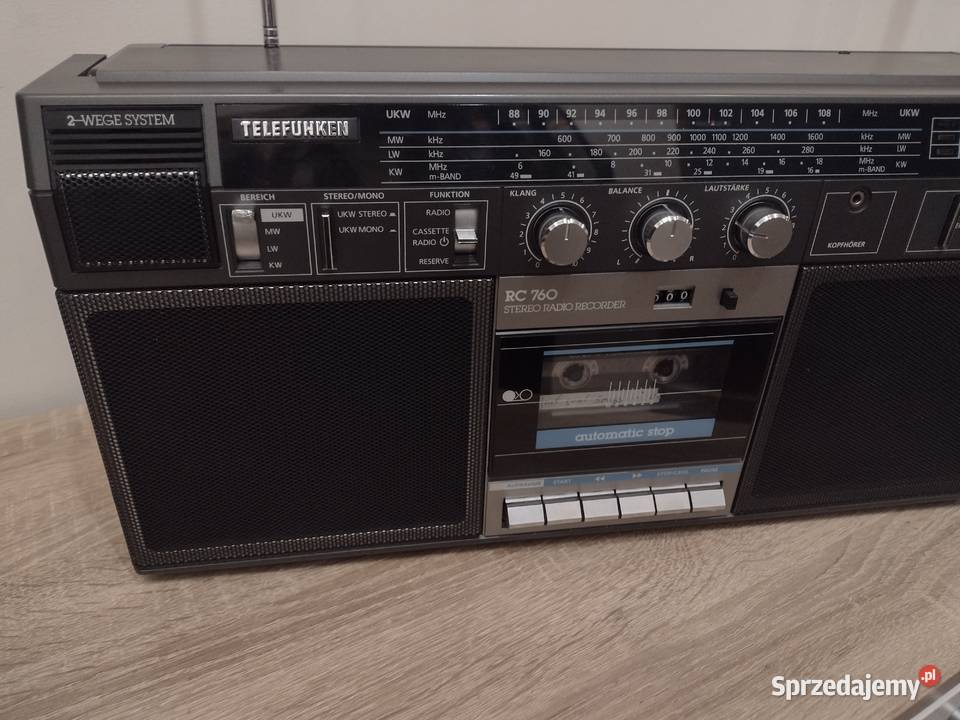Radiomagnetofon Telefunken RC760 z Bluetooth TOP Żukowo