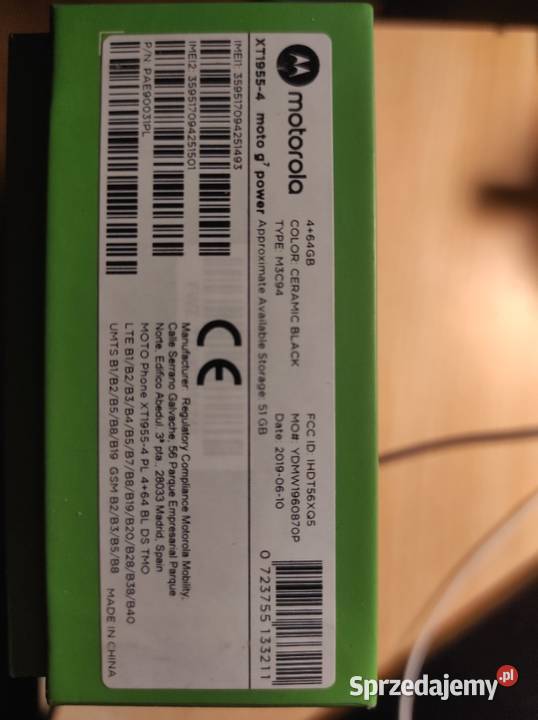 Motorola moto g7 power XT19554 64GB Telefony i Akcesoria Wrocław