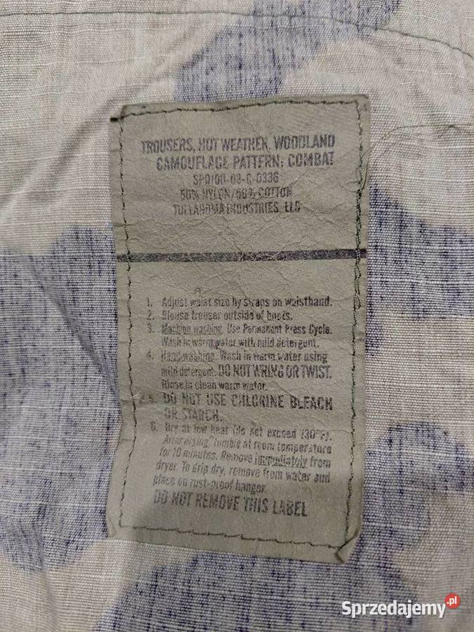 Spodnie BDU woodland Medium Short Ripstop Militaria Wrocław