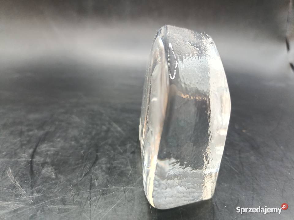 Szkło vintage przycisk do papieru koń źrebak