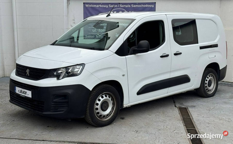 Peugeot Partner XL LONG 5 osobowy Pisemna pełny VAT Konin