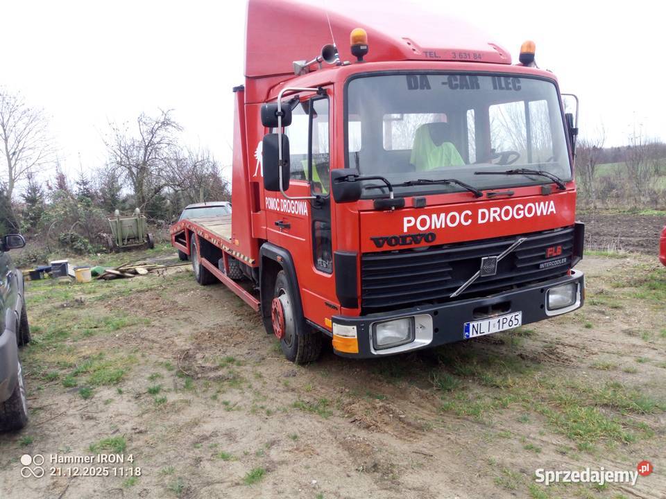 Auto laweta Volvo fl Barciany
