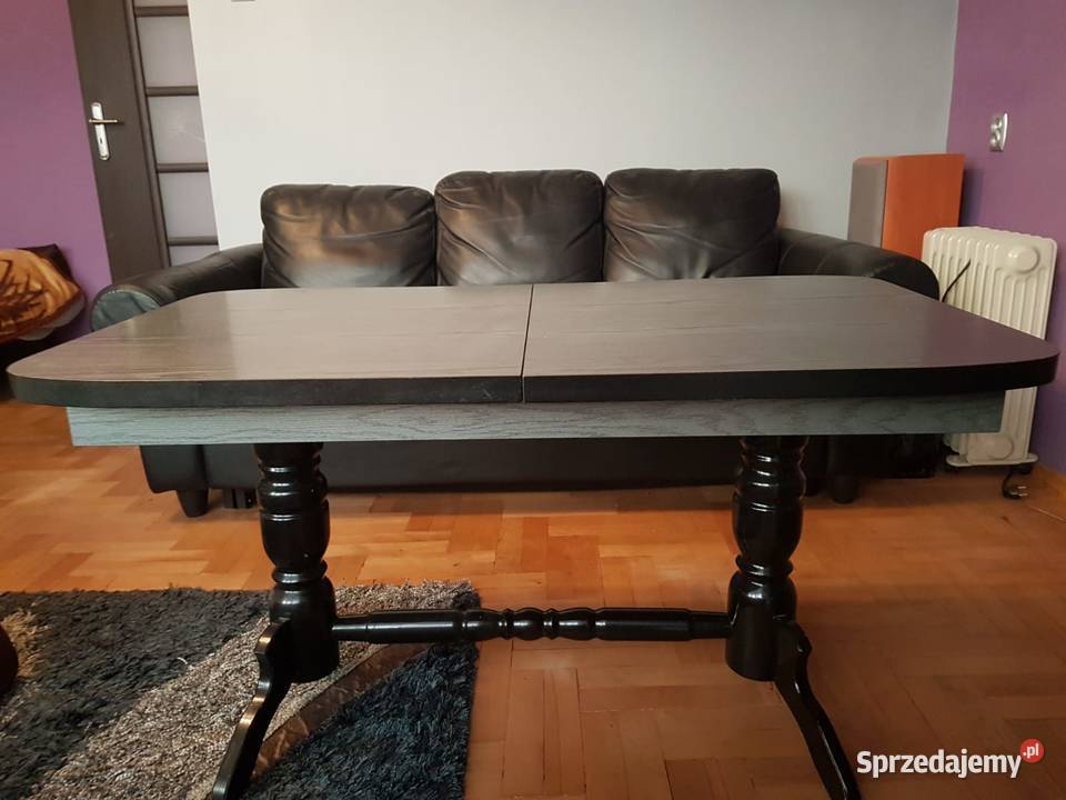 Ława rozkładana stół czarny Kraków sprzedam