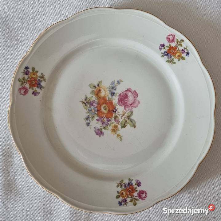 Talerz płaski półmisek porcelana Wawel vintage Salaterki i półmiski Warszawa