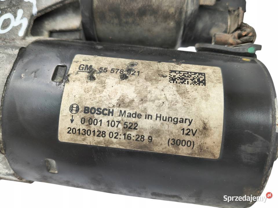 ROZRUSZNIK Opel Corsa D Astra J 12 14 55578921 Układ elektryczny silnika Chełm sprzedam