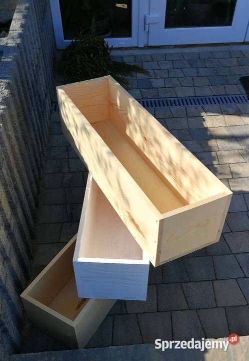 Doniczka drewniana osłonka drewniana sosna inne odcienie żółtego świętokrzyskie