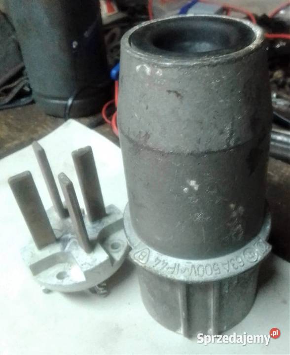 Wtyczka siłowa metal 63A z płaskimi bolcami 4P Drawsko Pomorskie