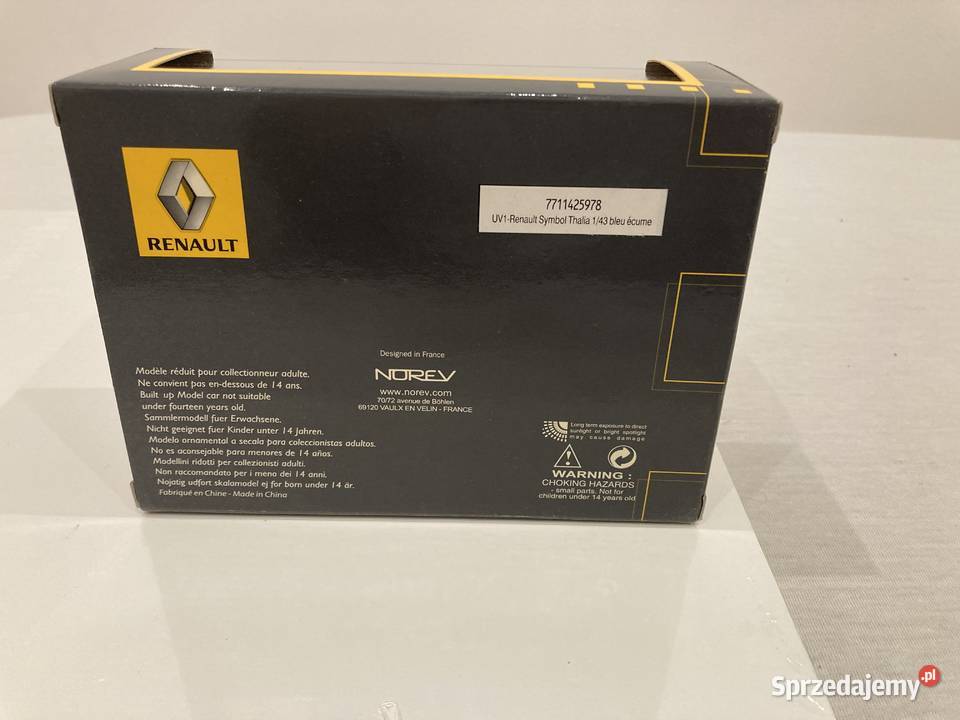Norev RENAULT SYMBOL Thalia Phase II 143 zachodniopomorskie Szczecin