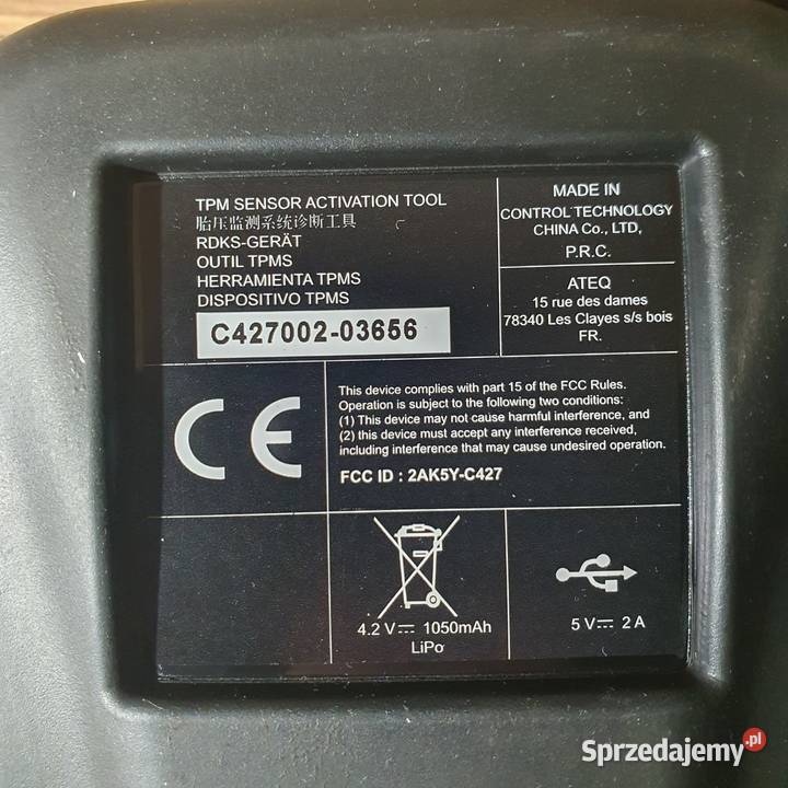 Programator czujników TPMS ATEQ VT37 Bydgoszcz