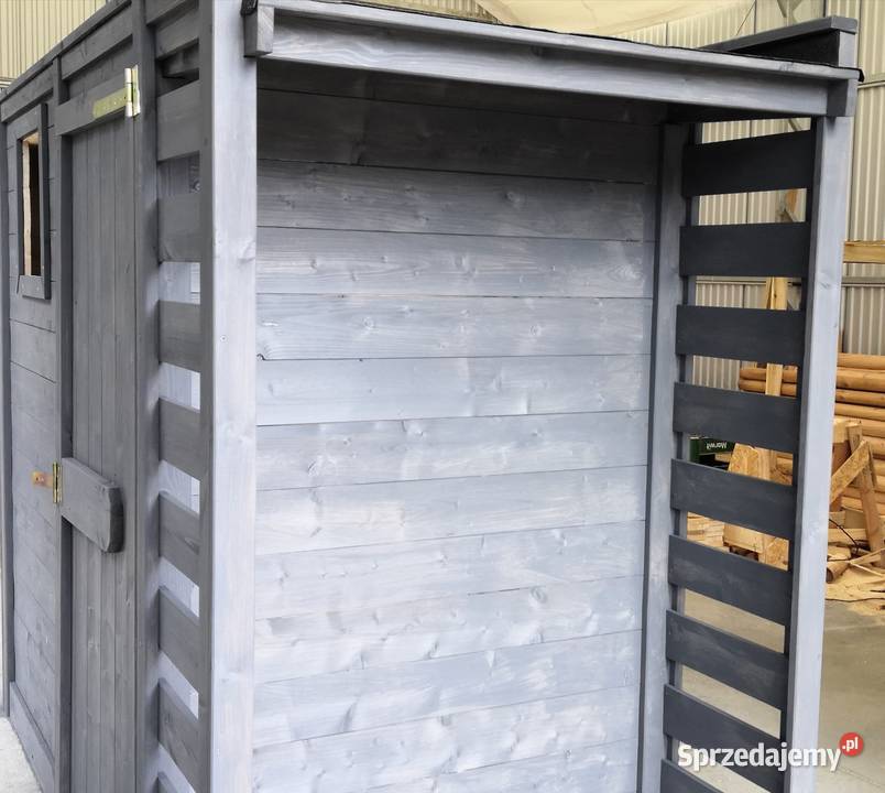 Domek ogrodowy narzędziowy drewutnia stolik wielkopolskie Kawnice