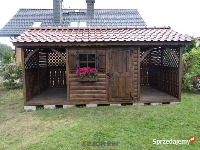 Domek drewniany na działkę rekreacyjny domek