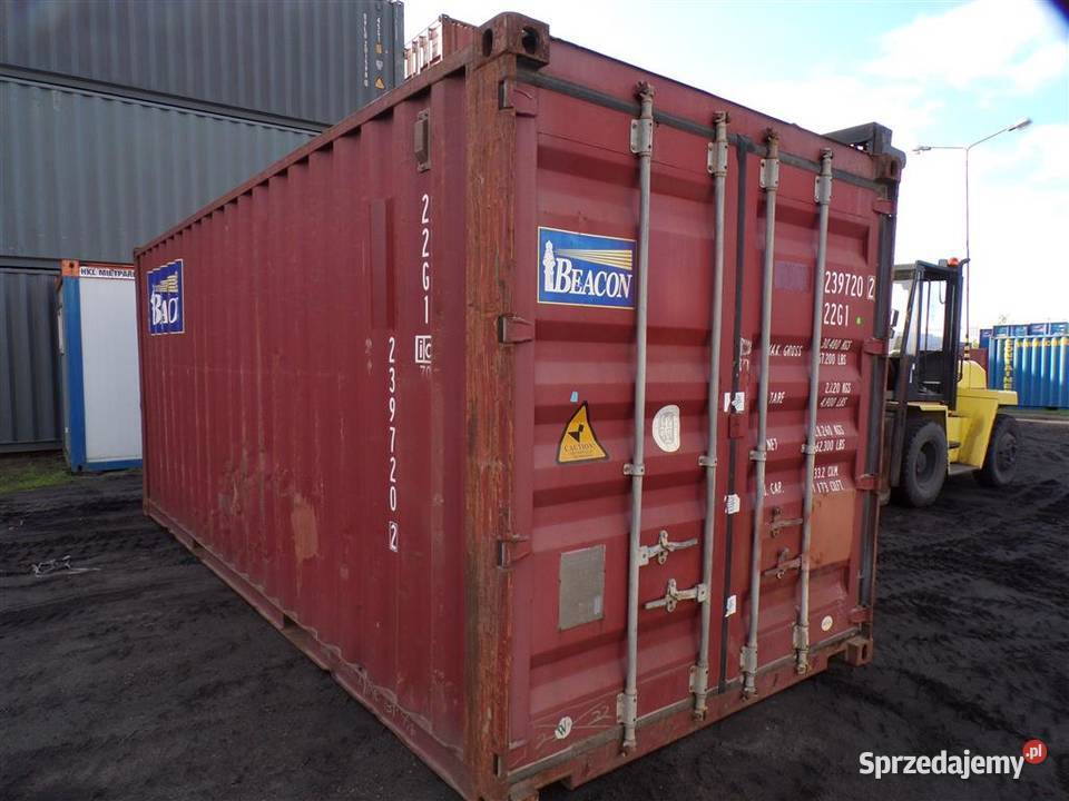 Kontener morski 20DV 6 metrowy transport HDS