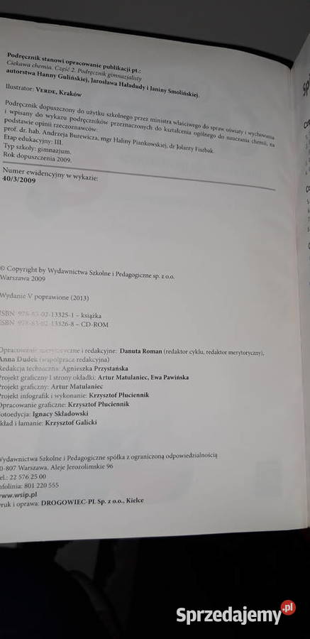 ciekawa chemia 3 podręczniki książki Antyki, Sztuka, Kolekcje Warszawa
