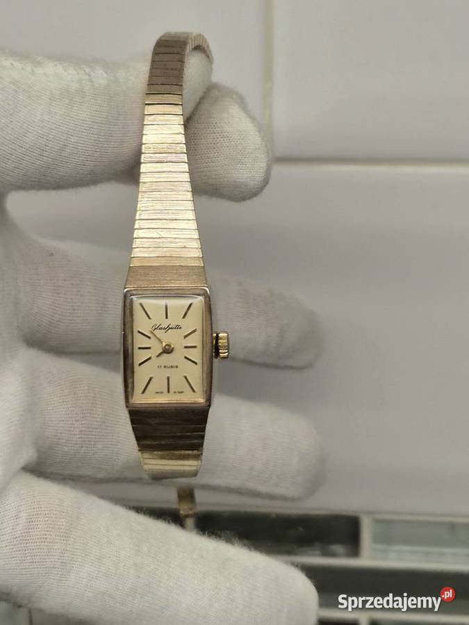 Damski zegarek vintage Glashutte Chorzów