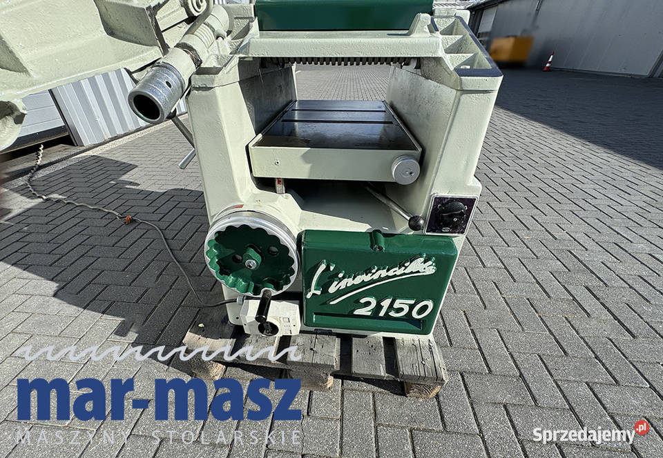 Wyrówniarko grubościówka SCM 2150 Produkcja Sierakowska Huta