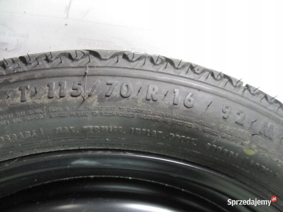 OPEL ASTRA H koło dojazdowe 1157016 92M 4x100