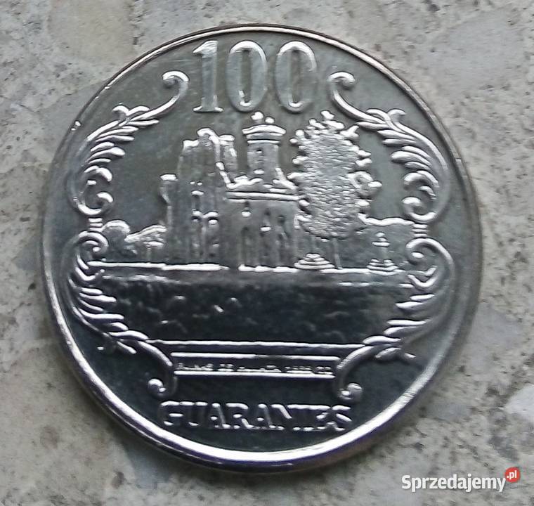 PARAGWAJ 100 GUARANIES 2012 r mazowieckie Legionowo sprzedam