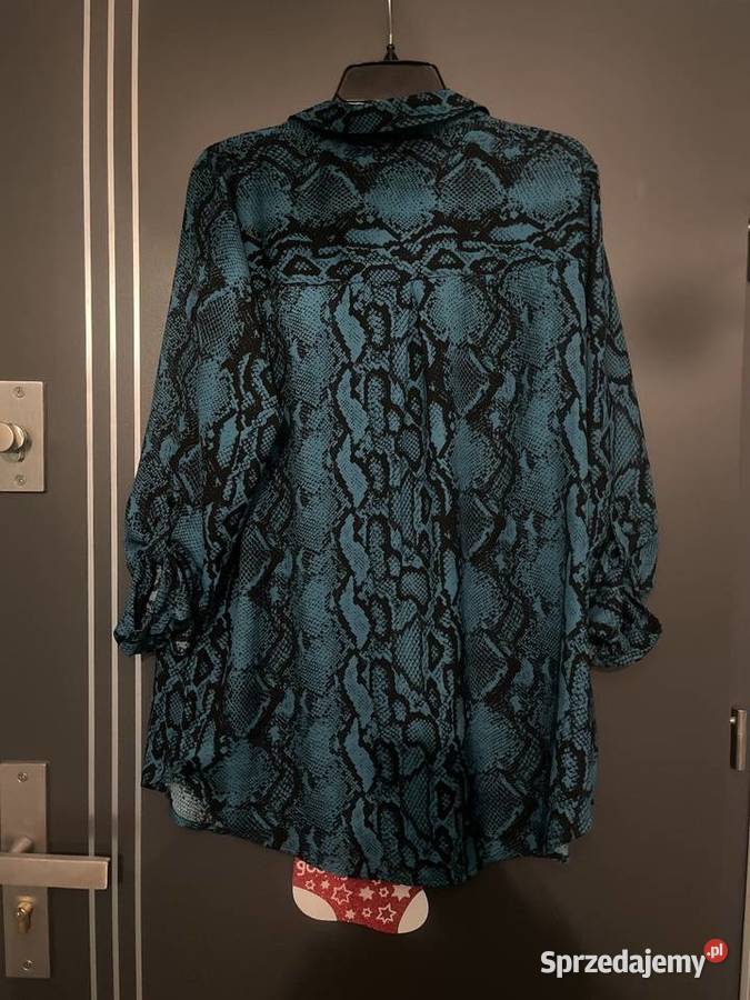 Pepco koszula damska modny wzór węża skóra nowa zielony Choszczno