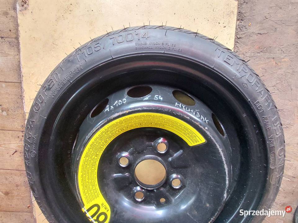 Koło dojazdowe Hyunday Getz 4x100 14 Starachowice