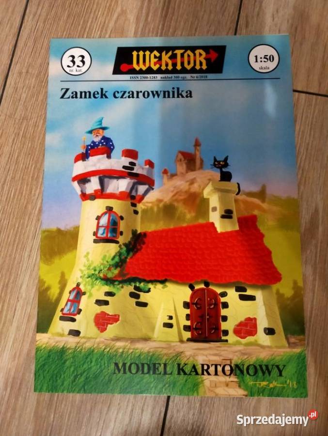 Model kartonowy wektor Zamek czarnoksiężnika 150 Przemyśl