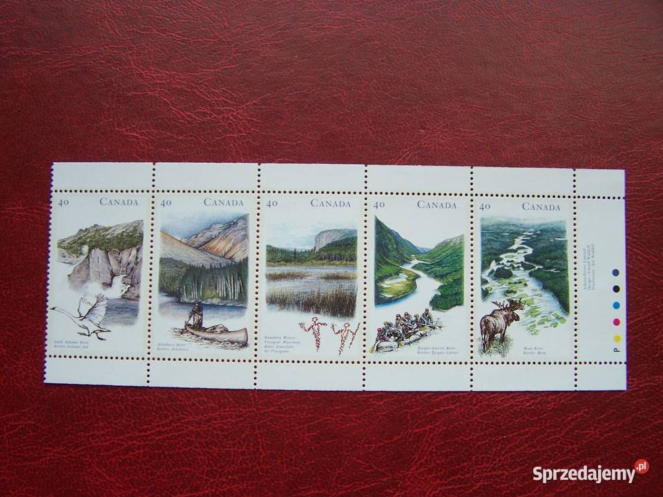Kanada 1991 MNH Mi 123741 Drogi wodne