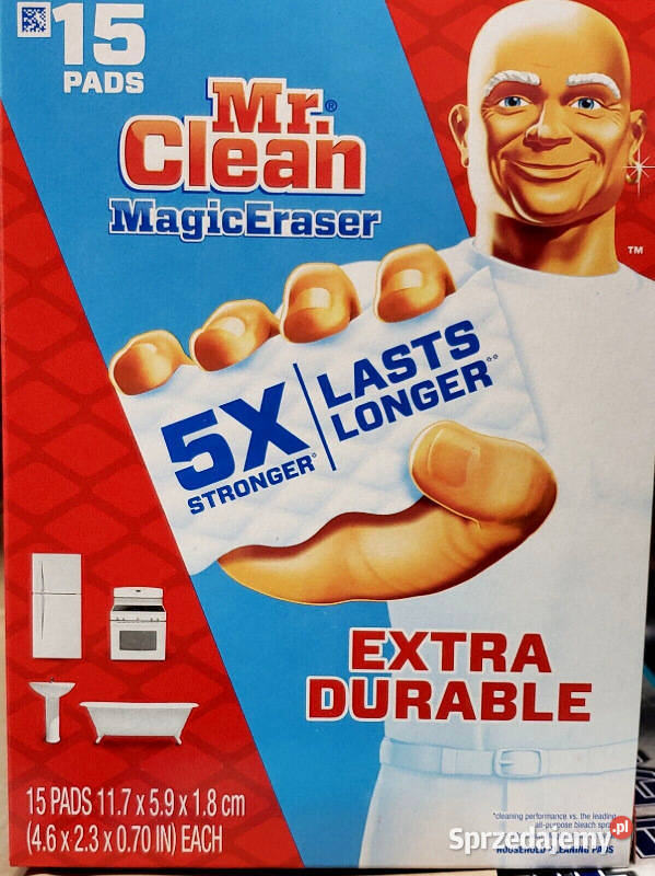 Magiczne Gąbki 15 Oryginał MrClean USA Gąbki, zmywaki i druciaki Pranie i sprzątanie podkarpackie