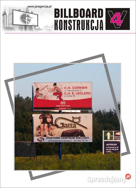Billboard V4 Konstrukcja Reklamowa nowa
