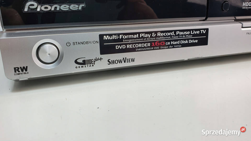 Pioneer CD DVD odtwarzacz HD DVR 540 H DVR540H Pioneer DVD i Blu-ray wielkopolskie Międzychód