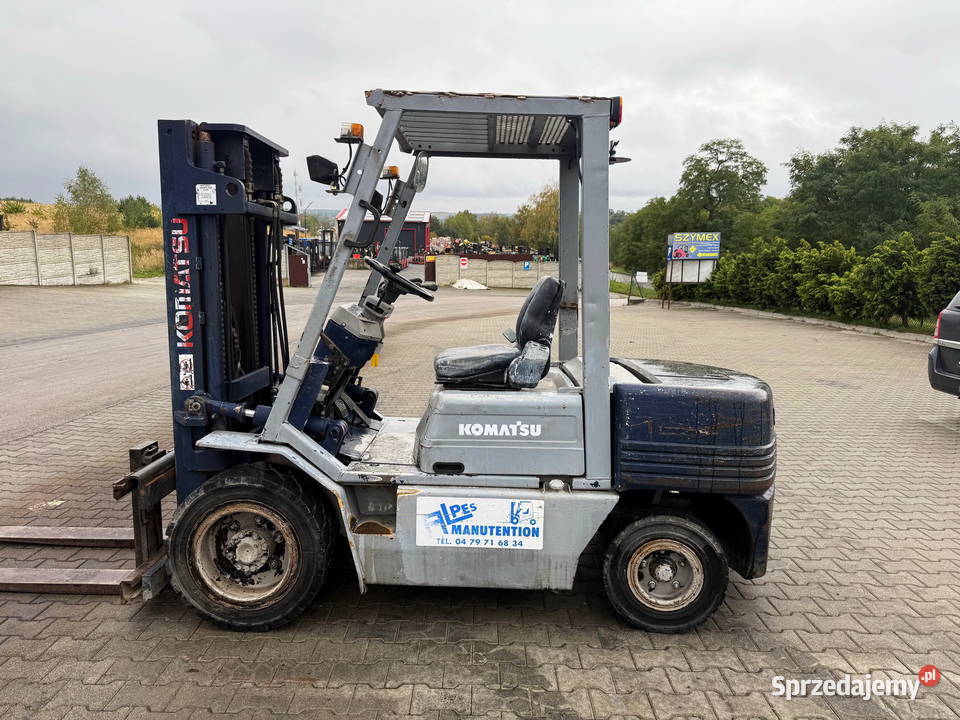 wózek widłowy KOMATSU FD30 diesel Triplex 430m Działoszyn