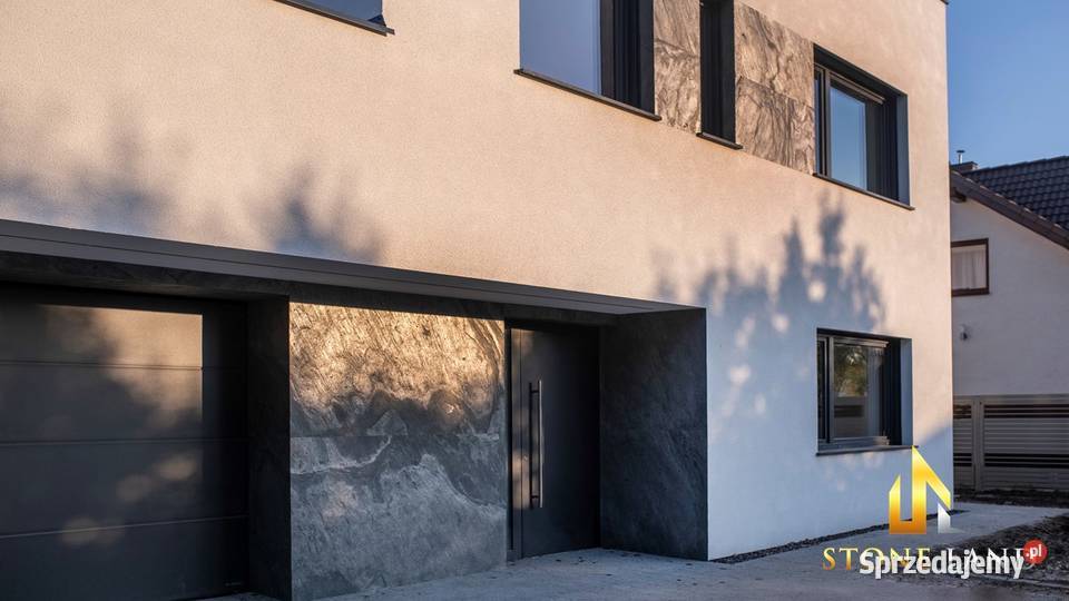 Zewnętrzny fornir kamienny antracytowy na Rzeszów