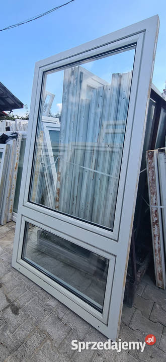 OKNA KacprzaK OKNO PCV 114X210 Używane mazowieckie Siedlce