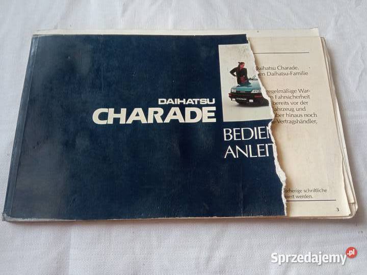 Instrukcja obsługi Daihatsu Charade Szczecin