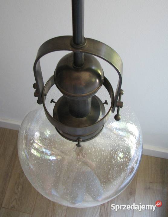 Oryginalna lampa sufitowa żyrandol mosiądz Lampy wiszące Cielądz