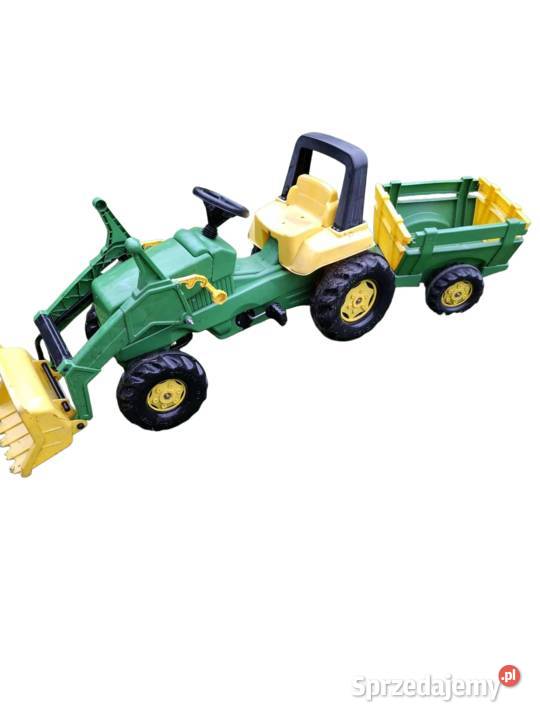 Traktorek z przyczepką zabawkq 255 lat lubuskie Sława