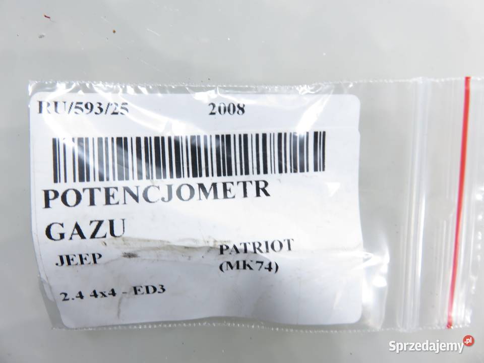 POTENCJOMETR GAZU JEEP PATRIOT 24 04891585AB