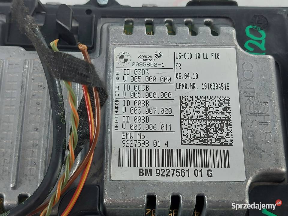 BMW F10 10r ekran radia nawigacji 9227561 świętokrzyskie