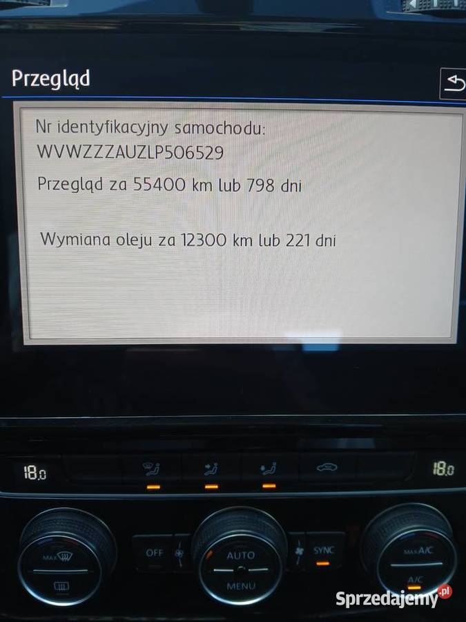 Volkswagen Golf VII 20 Highline TDI 150 Salon Środa Wielkopolska